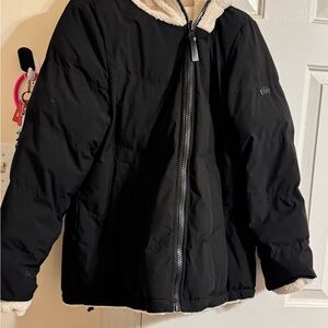 Koolaburra Black Bomber Jacket
